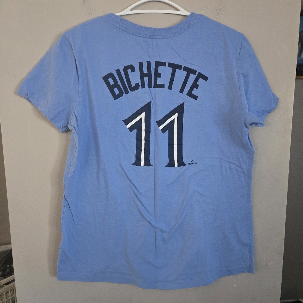 Blue Jays 11 Nike Bichette Toronto Baseball Youth Kids Fan Shirt Tee  Large